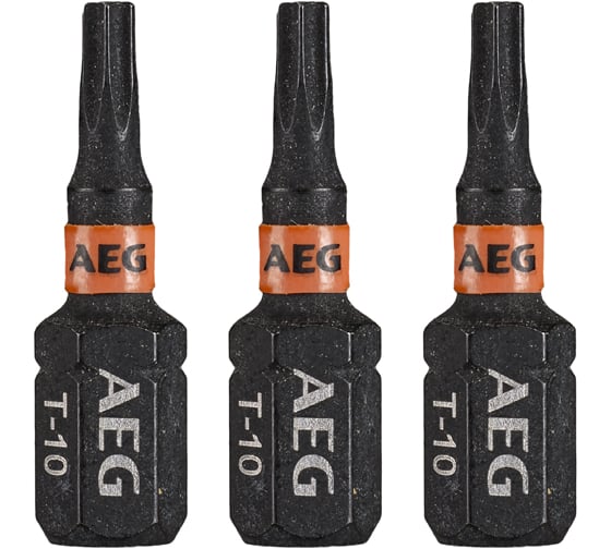 Биты ударные AAK253TX10 (3 шт; TX10; 25 мм) AEG 4932479173