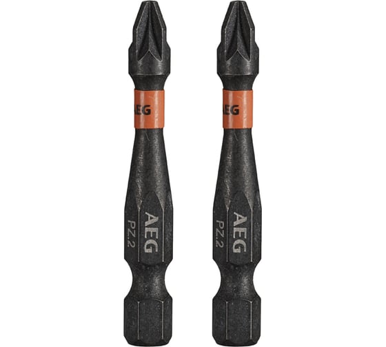 Биты ударные AAK502PZ2 (2 шт; PZ2; 50 мм) AEG 4932479166