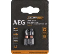 Биты ударные AAK252PH2 (2 шт; PH2; 25 мм) AEG 4932479164