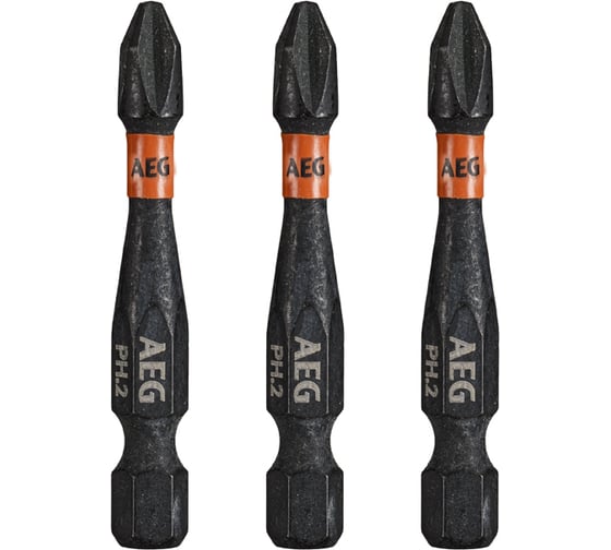 Биты ударные AAK503PH2 (3 шт; PH2, 50 мм) AEG 4932479181