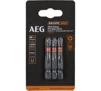 Биты ударные AAK503PZ3 (3 шт; PZ3; 50 мм) AEG 4932479185