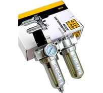 Фильтр-влагоотделитель с регулятором давления, манометром и лубрикатором ZIPLAB AFRL80:1/4 30110