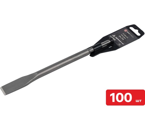 Зубило SAMGRUPP SDS-plus 14х20х250 мм АРМАТА 100 шт SAMC-052120250-100