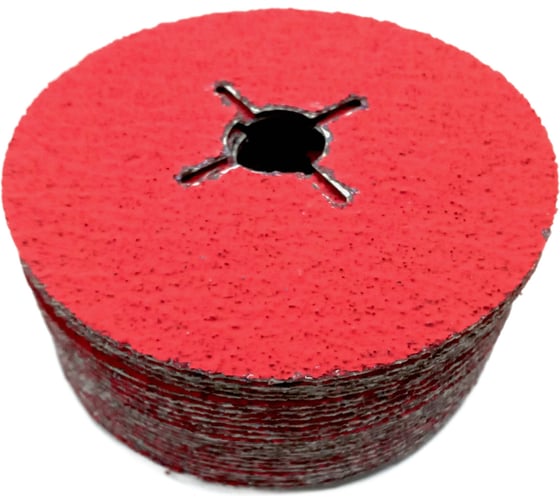 Фибровый круг TOYEV FBZ 125х22мм, керамика, Р40, 25шт 101133 1