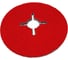 Фибровый круг TOYEV FBZ 125х22мм, керамика, Р40, 25шт 101133 5