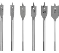 Набор сверл по дереву Vertextools 10-12-16-18-20-25мм 0282-06