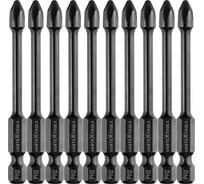 Набор бит vertextools IMPACT TORSION PH2x70 IP-TR-PH2-70