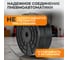 Трубка пневматическая прямая 4x6 мм катушка 200 м WIEDERKRAFT WDK-SPU0406 4