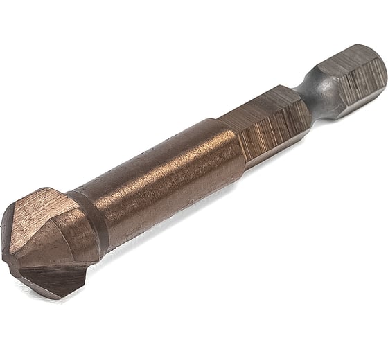 Зенкер конусный РОСОМАХА по металлу под М6 (12.4x56 мм; HSS-G P6M5K5) Extreme COBALT 5_ 705506 1