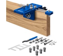 Кондуктор для угловых соединений ЗУБР Профессионал 4 отверстия, в кейсе 30085