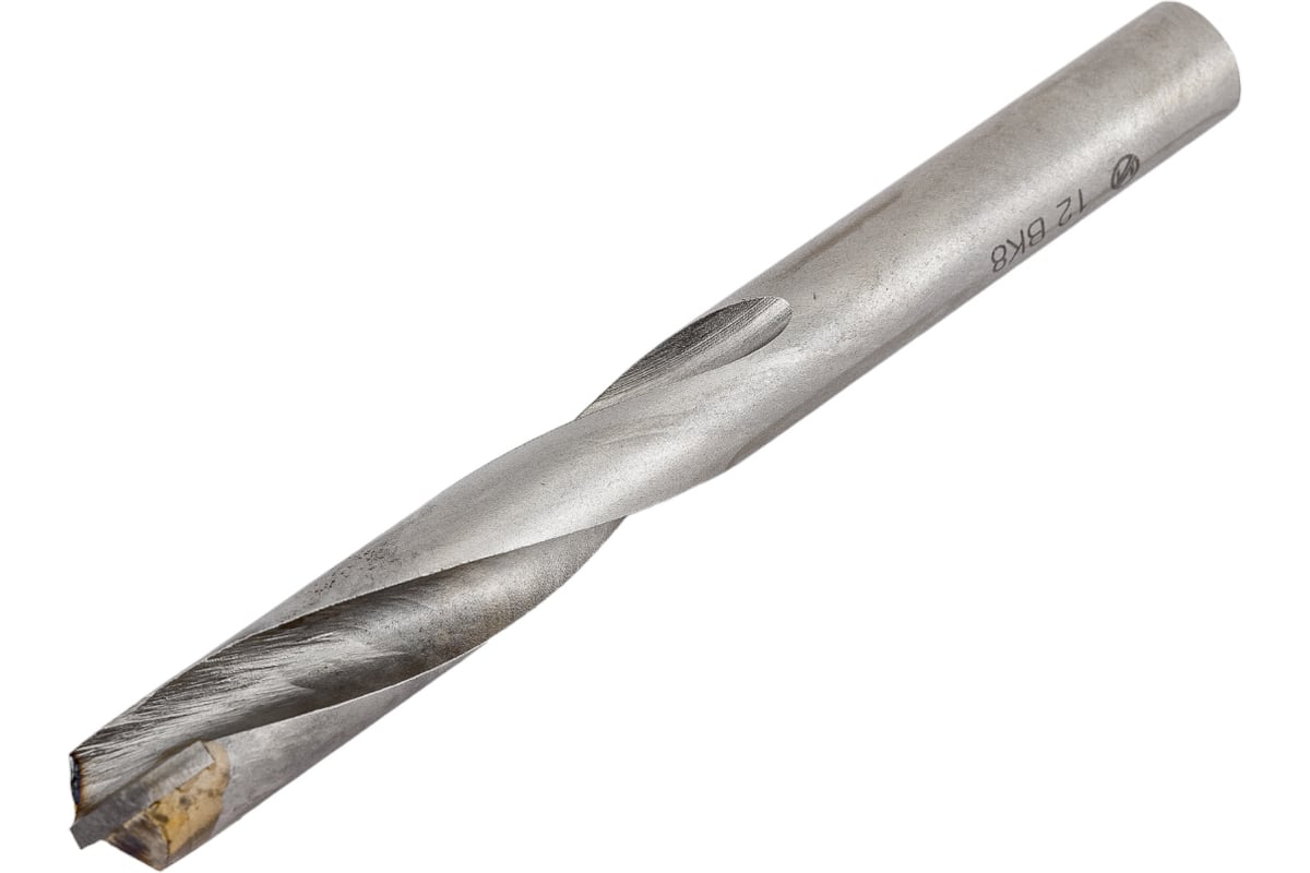 Сверло по металлу твердосплавное с напаянной пластиной цх (12.00x70x120 ...