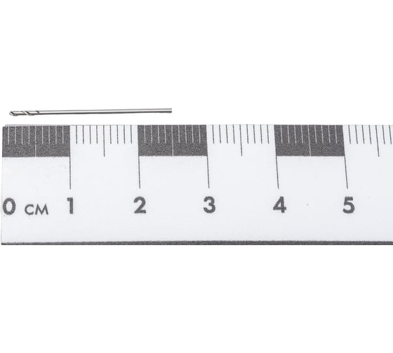 Сверло по металлу короткая серия цх (0.80x5х24 мм; Р6М5; А1; ГОСТ 4010-77) ИНСТУЛС 00001243718