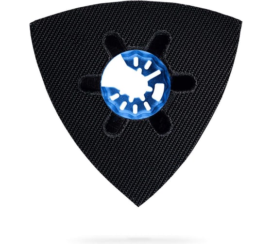 Платформа треугольная Зубр (93 мм) для шлифовальных листов на велкро-основе 15528 1