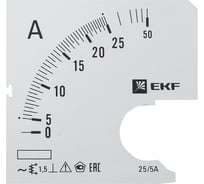 Шкала сменная PROxima 25/5А-1,5 для A961 EKF s-a961-25