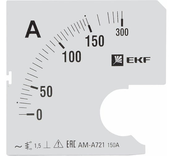 Шкала сменная PROxima 150/5А-1,5 для A721 EKF s-a721-150 1