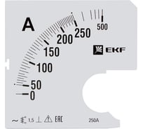 Шкала сменная PROxima 250/5А-1,5 для A961 EKF s-a961-250