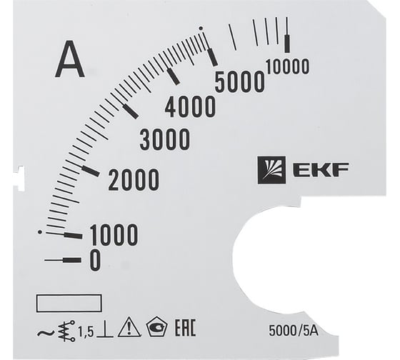 Шкала сменная PROxima 5000/5А-1,5 для A961 EKF s-a961-5000 1