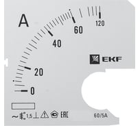 Шкала сменная PROxima 60/5А-1,5 для A961 EKF s-a961-60