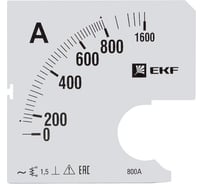 Шкала сменная PROxima 800/5А-1,5 для A961 EKF s-a961-800