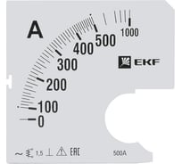 Шкала сменная PROxima 500/5А-1,5 для A961 EKF s-a961-500