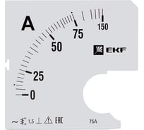 Шкала сменная PROxima 75/5А-1,5 для A961 EKF s-a961-75