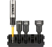 Набор торцевых головок с держателем DEWALT 3 шт DT70827 DT70827-QZ