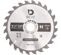 Пильный диск DCUT TCT SAW BLADE 190х30мм 24T ATB DS19024