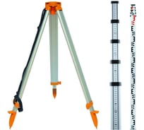 Комплект INSTRUMAX штатив алюминиевый геодезический TR-160+рейка нивелирная телескопическая TS-500 IM0211