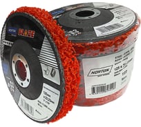 Зачистной круг NORTON Blaze Rapid Strip Blaze 125х13х22 на оправке R9101 плоский (5шт/упак) 101271