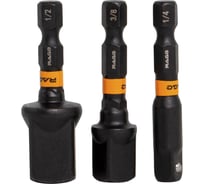 Набор ударных адаптеров торсионных RAGE для торцевых головок 3 шт 554903