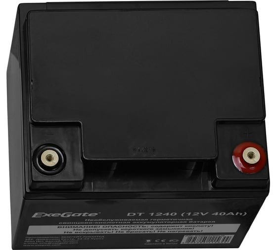 Аккумуляторная батарея DT 1240 (12V; 40Ah; под болт М6) ExeGate 282976