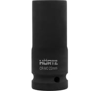 Головка торцевая сменная ударная глубокая 6-гранная 22 мм 3/4" L=90 мм HORTZ 1158826