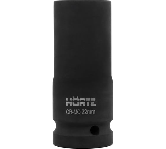 Головка торцевая сменная ударная глубокая 6-гранная 22 мм 3/4" L=90 мм HORTZ 1158826