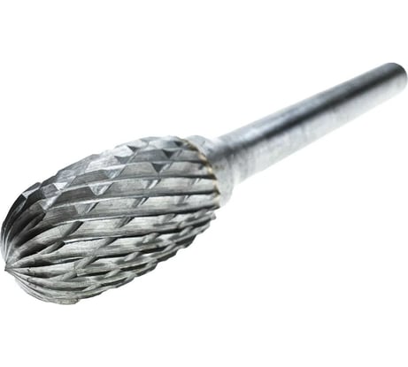 Борфреза твердосплавная тип E Diamond Industrial 14 х 22 мм S=6 мм овальная DIDBFE1422