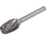 Борфреза твердосплавная тип E Diamond Industrial 14 х 22 мм S=6 мм овальная DIDBFE1422 2