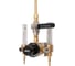 Газовый пост KRASS UNISET TWINFLOW AR/CO2 Аргон/Углекислый газ 4/0.35 МПа, 30/40 л/мин, вх. G3/8+ниппель 12 мм под приварку, вых. М16х1,5+ниппель 6/9 мм 2711010 2