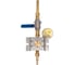 Газовый пост KRASS UNISET O2/INERT Кислород/Инертный газ, 3/1 МПа, 60 м3/час, вх. G3/8+ниппель 12 мм под приварку, вых. М16х1,5+ниппель 6/9 мм 2711005PV 3