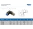 Фитинг пневматический NBPT PL 6-02-R 2шт. арт. 88707 2