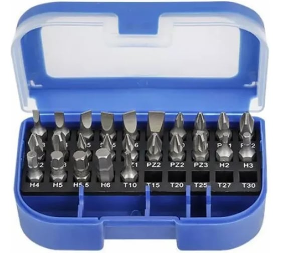 Набор бит в боксе WORKPRO (31шт) WP200513 1