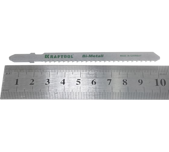 Полотно 2 шт. (75 мм; шаг 3 мм) по металлу для электролобзика KRAFTOOL 159556-3