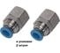 Фитинг пневматический NBPT PMF 6-02-R 2шт. арт. 802783 1
