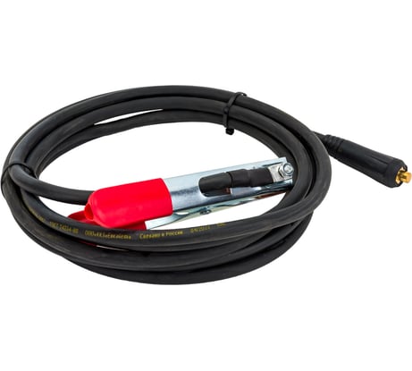 Комплект кабеля КГ16 мм с клеммой заземления 4 м вилка 10-25 Профессионал 806