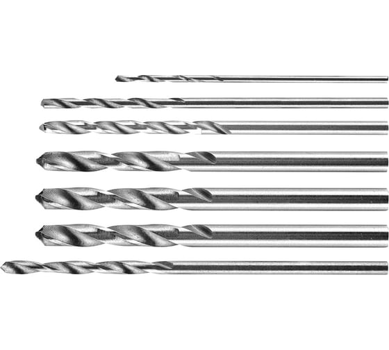 Сверла прецизионные (7 шт; 0.8-3.2 мм) GRAPHITE 55H075