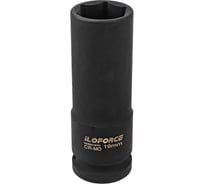 Головка ударная глубокая тонкостенная 6-гранная ILOforce 19мм, 1/2DR IF-4458519TH(63335)
