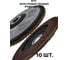 Круг лепестковый торцевой PREDA КЛТ P100, по металлу, 150 мм, 10 шт KLT150P100 4