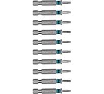Бита Torx GROSS 10х50мм, сталь S2, шестигр., 10 шт.// 114068