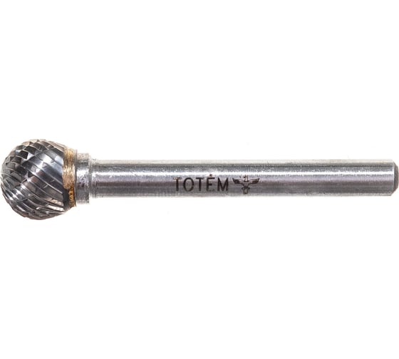 Борфреза сферическая S4Z Aluma твердый сплав (12.7х8 мм) Totem 34.S4ZNF