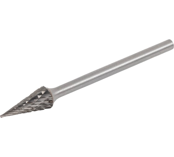 Борфреза твердосплавная коническая (6x13x3x50 мм; M061303; двойная насечка) Булава 002192 1