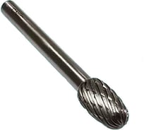 Борфреза твердосплавная овальная Е12 20М06 (12x20x6х65 мм; R=5 мм; спиральная насечка) CNIC 31124