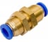 Цанговое проходное соединение 8 мм CDC Pneumatics PMM 08N 5